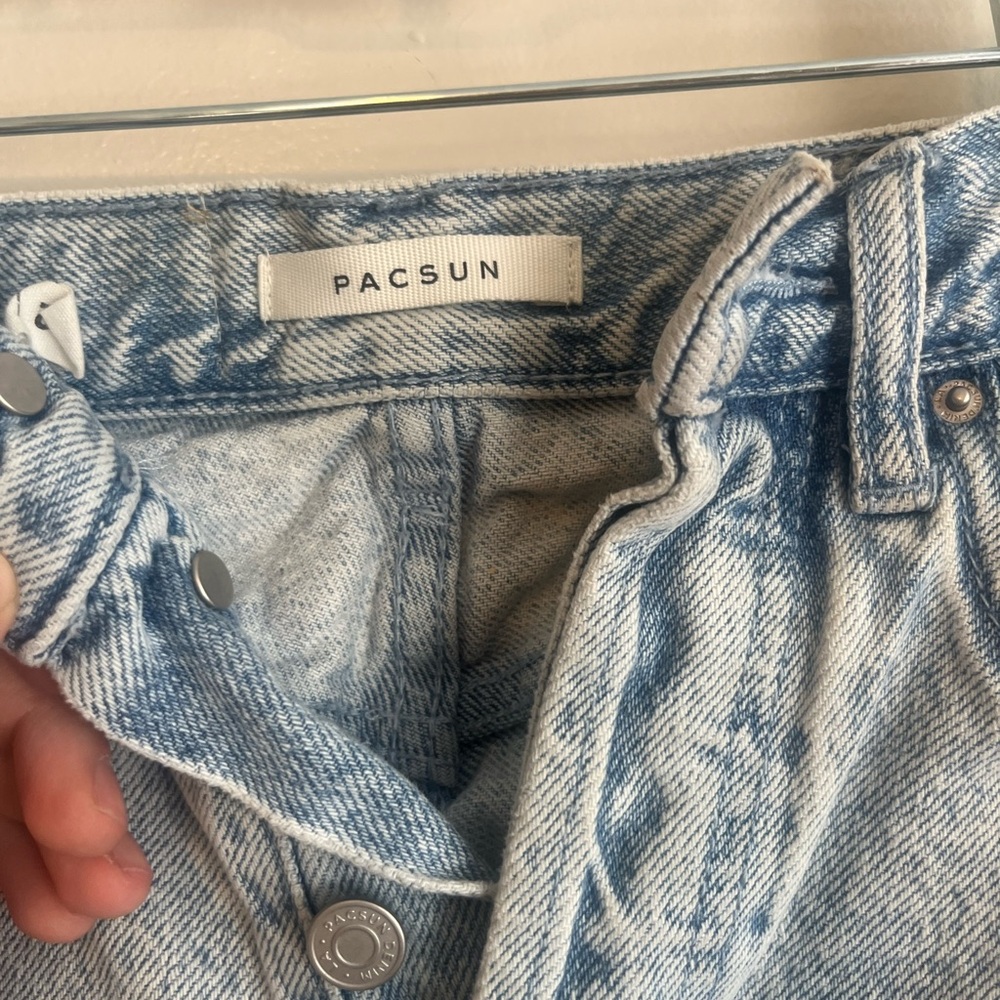 PacSun High Rise Blue Jeans Classic Style - Picture 3 of 6